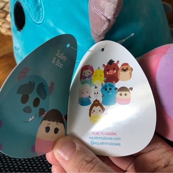 Squishmallows Disney: Monster INC: Sulley(10") and Boo(4") matching set - Picture 9 of 9